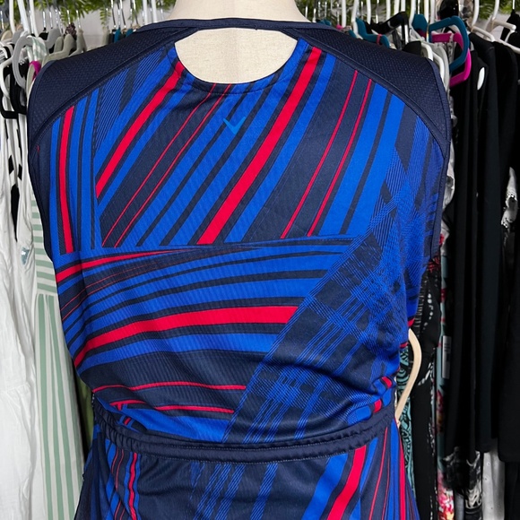 👗⛳️NWOT |•CALLAWAY•| Vibrant Blue & Red Drawstring Waist Athletic Golf Dres… - Picture 8 of 13
